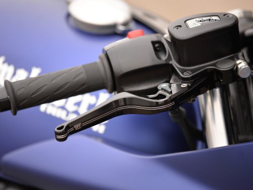 FTR 2 Stripe Brake Lever With Black Adjuster - Image 3