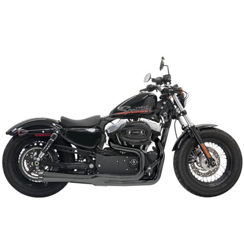 Road Rage II Mega Power System Black Short For 04-13 XL W/ MID OR FWD CONTROLS