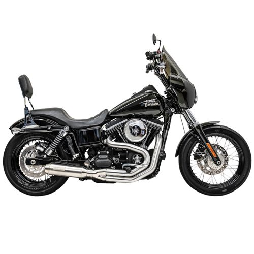 Road Rage III With Superbike Muffler Stainless Steel For 99-17 Dyna w/ mid controls, 07-17 Dyna w/ forward controls