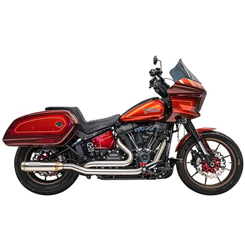 True Dual System With 4" Mufflers Stainless Steel For 22-23 FXLRST 22 FXRST, 20-23 FXLRS, FXST 18-23 FXBB AND 18-21 FLSB