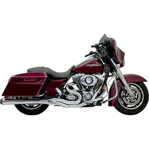 Road Rage II B4 Chrome Megaphone Style For 99-16 FLHT/FLHR/FLHX/FLTR