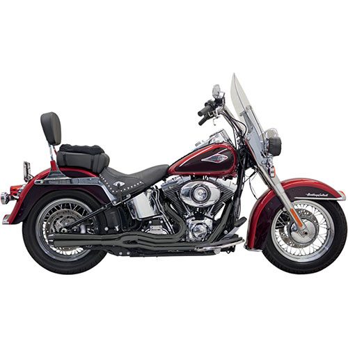 Road Rage II Mega Power 2:1 System Black For 00-17 FXS/FXST/FLS/FLST (EXCEPT FXSB/FXSE)