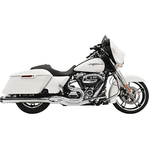 Road Rage II B4 Chrome megaphone-style For 17-23 FLHT/FLHTK/FLHR/FLHX/FLTRX/FLTRU/FLTRK