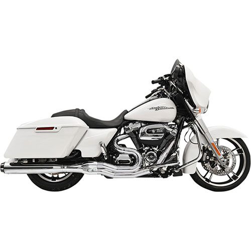 Road Rage II B4 Chrome straight-can-style For 17-23 FLHT/FLHTK/FLHR/FLHX/FLTRX/FLTRU/FLTRK