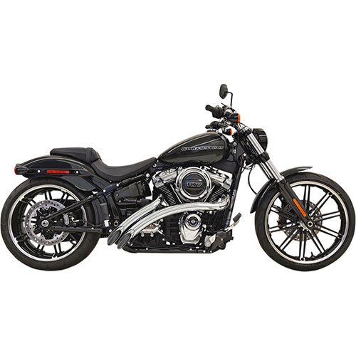 Radial Sweeper Chrome/Chrome Heat Shields For 18-23 FXFB/​FLFB/​FXBR/​FXBB/​FLSL/​FXDRS AND 20-23 FXST