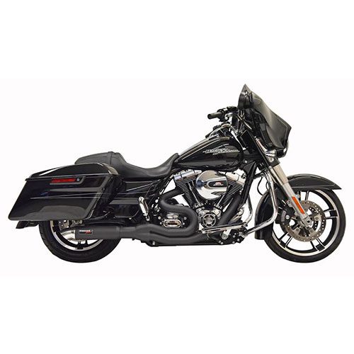 Road Rage II Hot Rod Turnout Muffler Black For 07-16 FLHT/FLHR/FLHX/FLTRX MODELS (EXCEPT CVO MODEL)