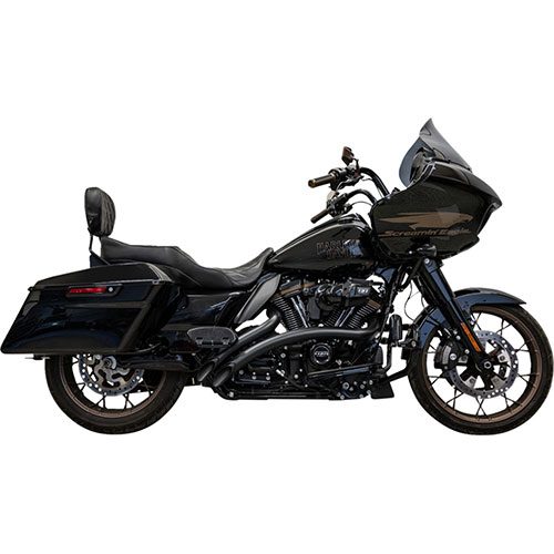 Radial Sweeper Black with Black Heat Shields For 23-UP FLHTK/FLHFB 22-23 FLTRXST/FLHXST/FLTRXSE 21-23 FLHRXS/FLTRXS/FLHXS 19-21 FLHTKSE 2019 FLTRXSE/FLHXS/FLHX