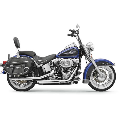 Firepower Series Slip-On 3" Slash Down Mufflers For 07-17 FXST/FXSTB/FXSTC/FLSTC, 13-17 FXSB/FXSE, 08-11 FXCW, FXCWC