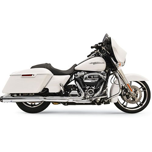 QUICK CHANGE MUFFLERS Chrome For 17-23 FLHT/FLHTK/FLHR/FLHX/FLTRX/FLTRU/FLTRK