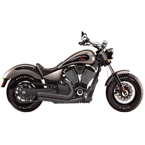 Black Pro Street Exhaust for Victory Models