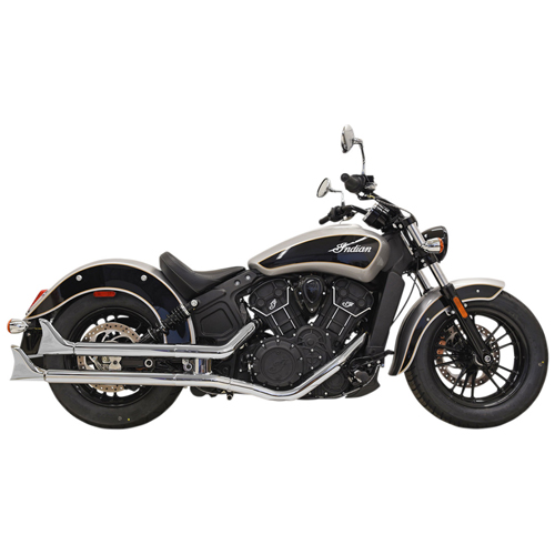 Fishtail muffler for Indian Scout Models by Bassani
