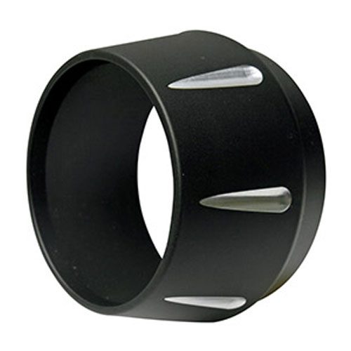 End Cap Black - Fluted - Short Megaphone
