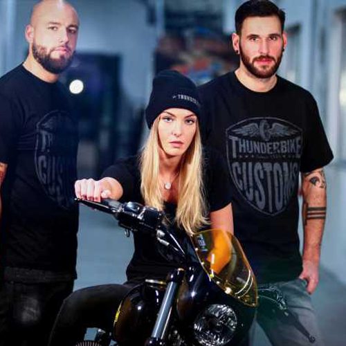 Thunderbike T-Shirt New Custom, black