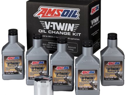 Amsoil V-Twin Chrome Oil Change Kit 16-UP