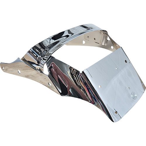ChopZ-Short Chrome Unit Only 18-up M8 FLFB