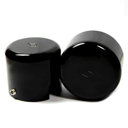 Black Riser Bolt Covers M8 HD Models