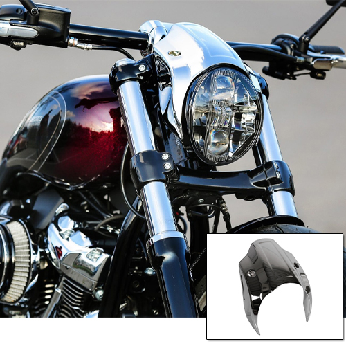 Chrome Breakout Headlight Cap