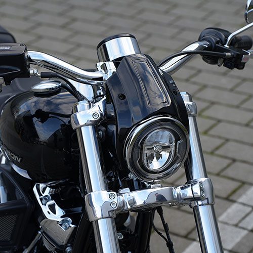 Black Headlight Cap for 25-UP FXBR