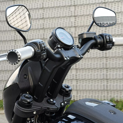 9" Clubstyle Pullback Risers for FXLRS by thunderbike